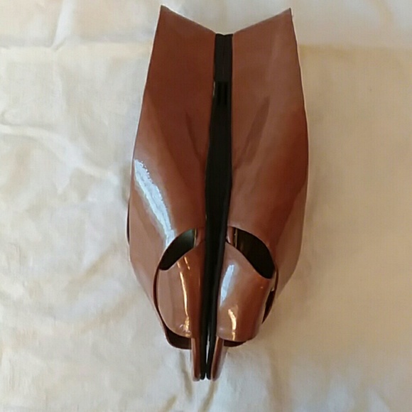 Soft Style by Hushpuppies tan patent slides - Picture 5 of 7